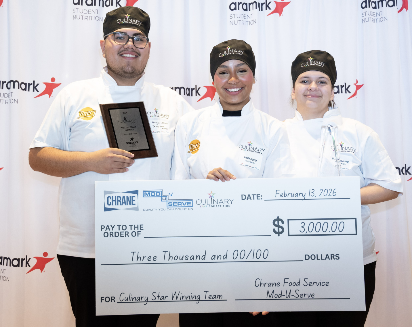This year's Culinary Star winning team: Team Cuisine from Sealy ISD.